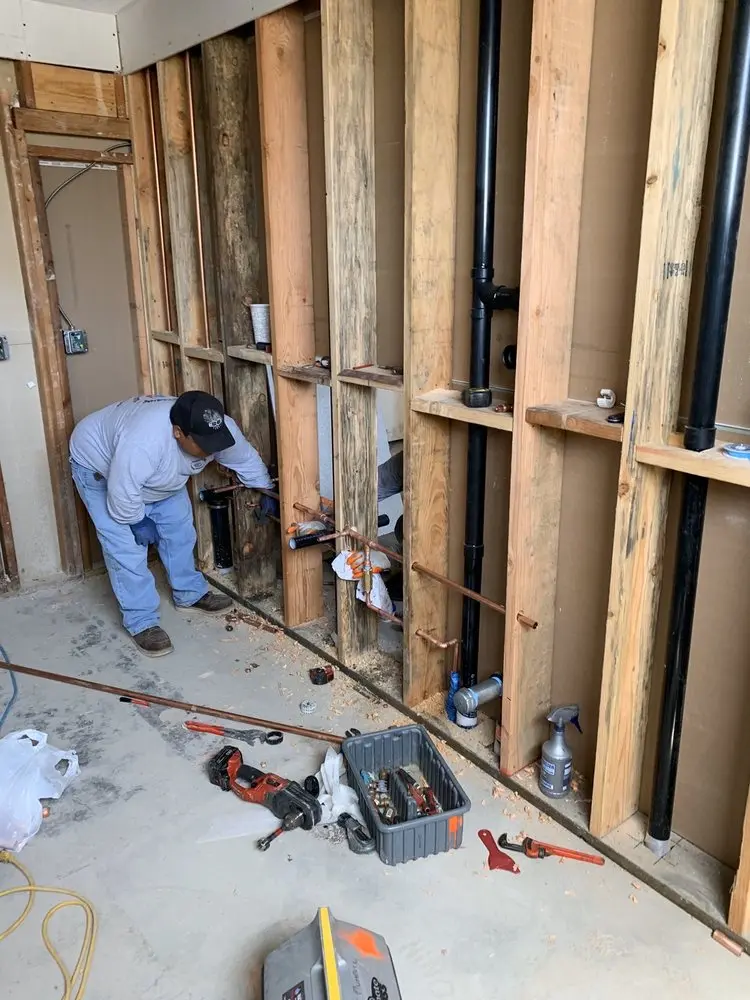 Commercial rough-in plumbing for Gas Line Repair in Westchase